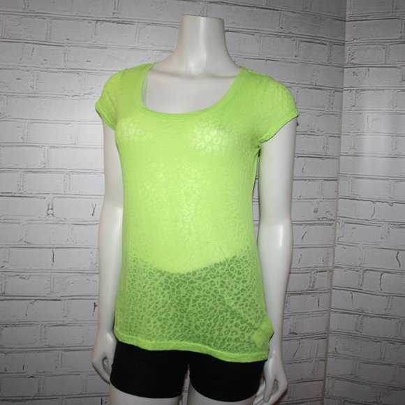 🦎⚡️ Energie Neon Animal Print Tee · Size M · Bold & Sheer - Picture 3 of 5